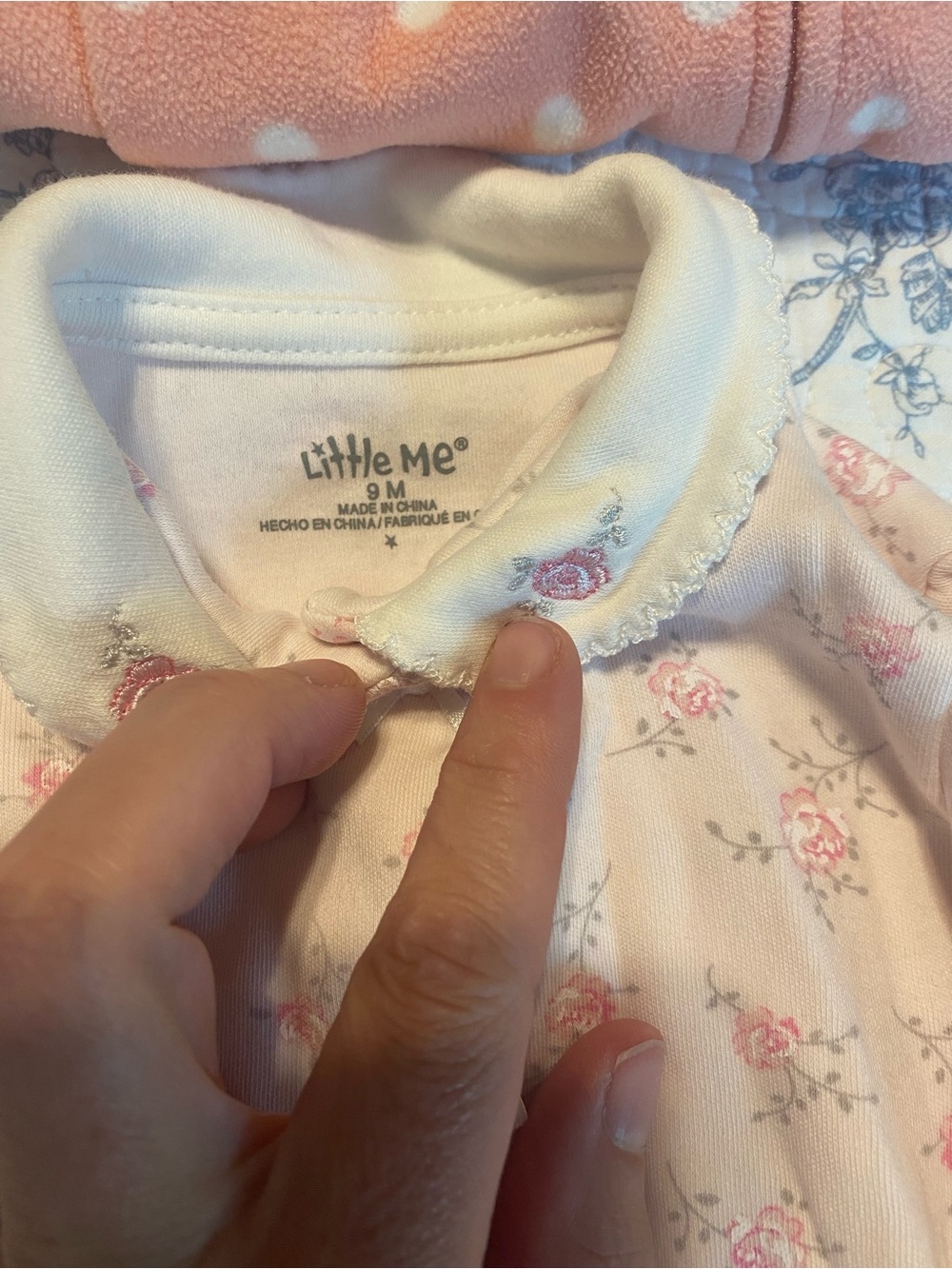 Baby Girl Pajama Bundle Size 6-9 Months Carter’s, Gerber - Picture 7 of 11